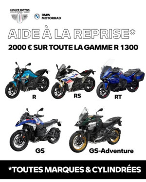  Aide exceptionnelle à la reprise dans les concessions BMW HELICE MOTOS 